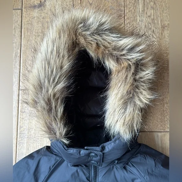 Zara Toddler Black Down Hooded Jacket size 18-24 Months - Picture 3 of 9